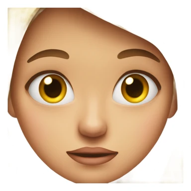 Girl rolling her eyes  sticker