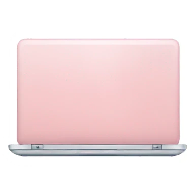 Light pink laptop sticker