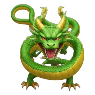 Shenron with dragon ball sticker