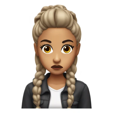 Ariana grande angry  sticker