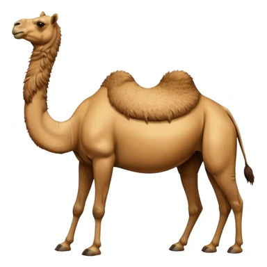 High resolution camels without fur sticker