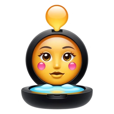 Base de maquillaje glowy sticker