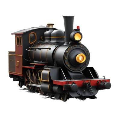Steam-engine sticker