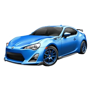 Blue Scion frs  sticker