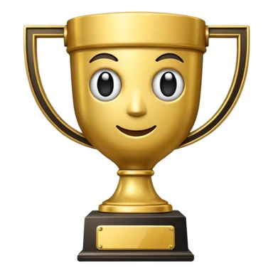 crie um trofeu sticker