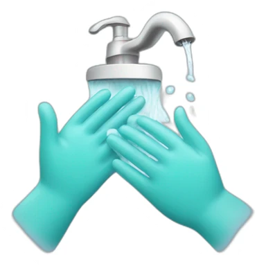 wash hands sticker