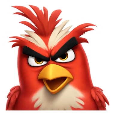 Angry bird red sticker