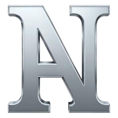 two letters beside eachother the first one says N and the second says O sticker