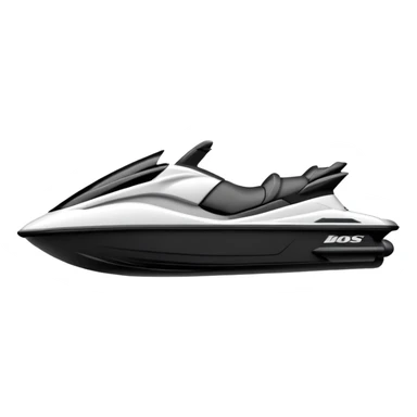 Outline of jetski sticker