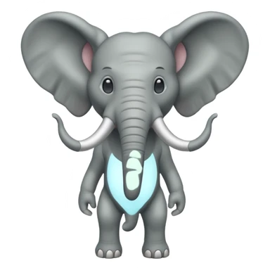 Alien elephant] full body  sticker