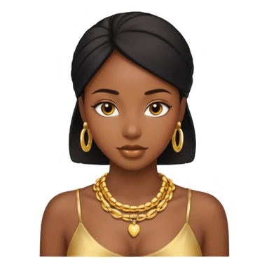 An black girl beatful sticker
