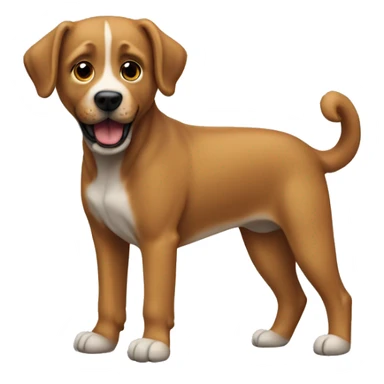 Un perro con patas sticker