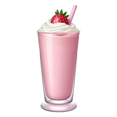 Strawberry milkshake sticker