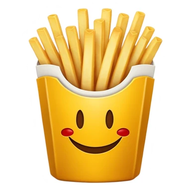 McDonald's fries sticker