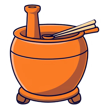 pottery wheel with clay sticker