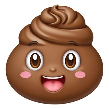 Mix poop and uwu  sticker