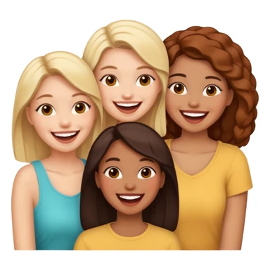 3 girlfriends sticker