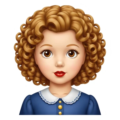 Shirley temple sticker