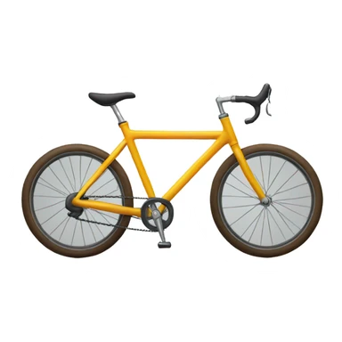 A bike with sunglasses on sticker