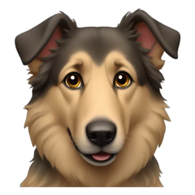 a belgium shepherd sticker