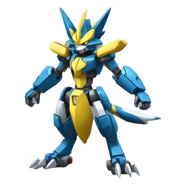 Zeraora-Zoroark-medabot-Mecha full body sticker