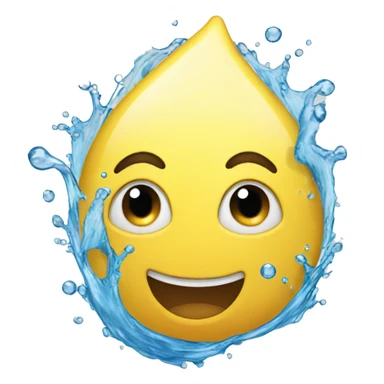 water splash sticker
