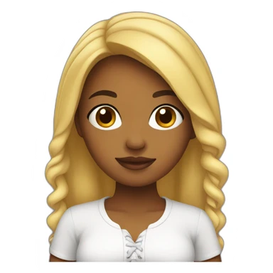 Dominican girl sticker