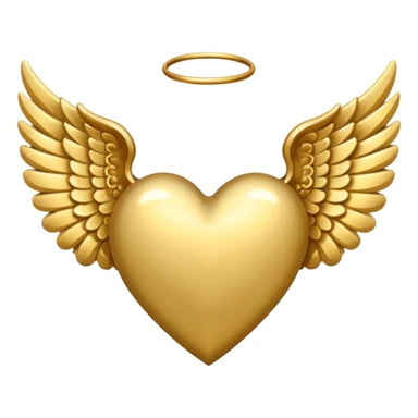 heart with angel wings sticker