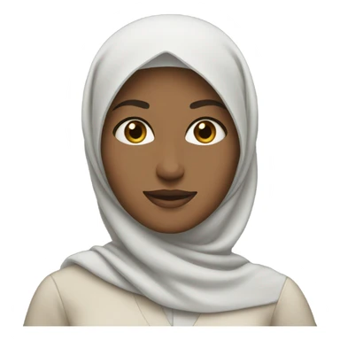 Hijab woman  sticker