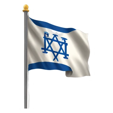 Jerusalem flag sticker