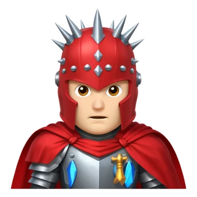 The Mega Knight From Clash Royale sticker