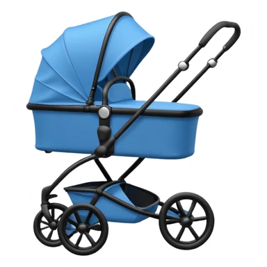 blue stroller sticker