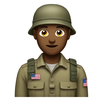 soldier with polo shirt  sticker