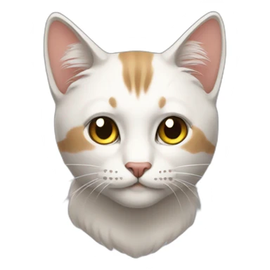 Gato artista sticker