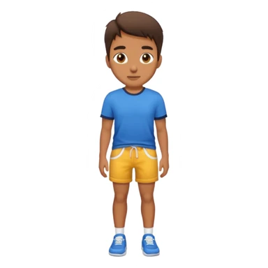me wearing shorts sticker