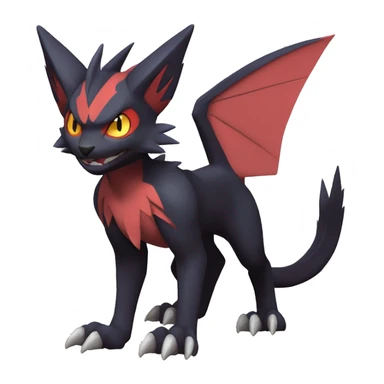 Noivern-Litten-Zoroark full body sticker