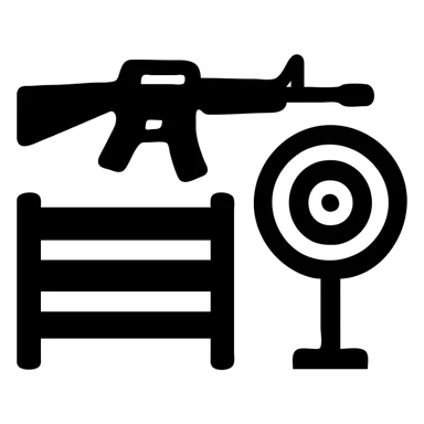 military training ground sticker