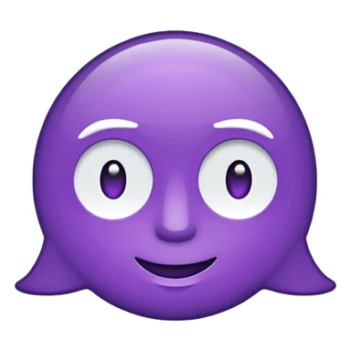 text that spells "me" in a shiny purple font sticker with white outline sticker