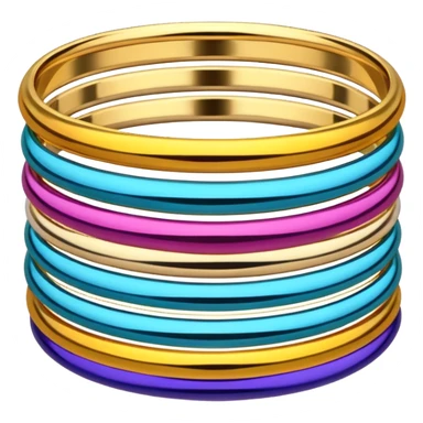 Indian bangles vertically sticker