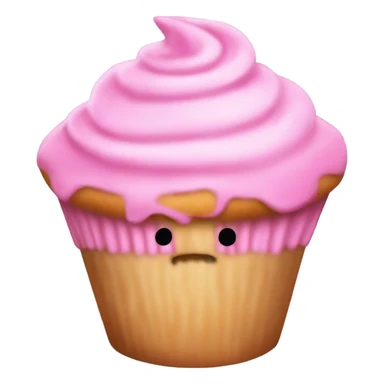 pink vanilla muffin sticker