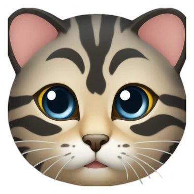 brazilian cat sticker