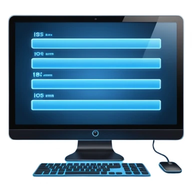 computer screen with a timeline bar sticker