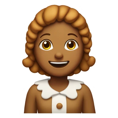 Gingerbread girl sticker