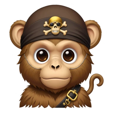 🐒🏴‍☠️ sticker
