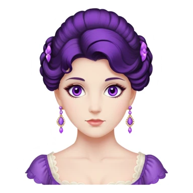 violet bridgerton from bridgerton serie sticker