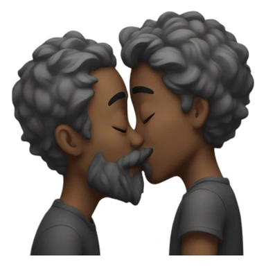 Pleasing kiss sticker