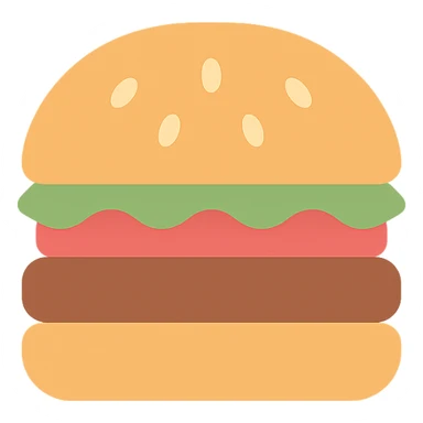 burger sticker