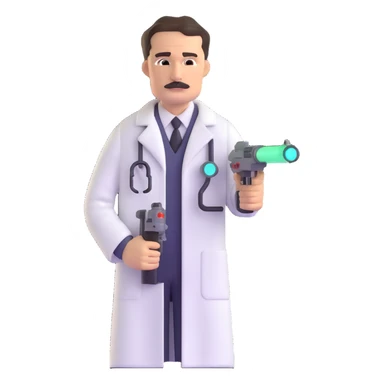 Edward Richtofen mad scientist from Call of Duty Zombies sticker