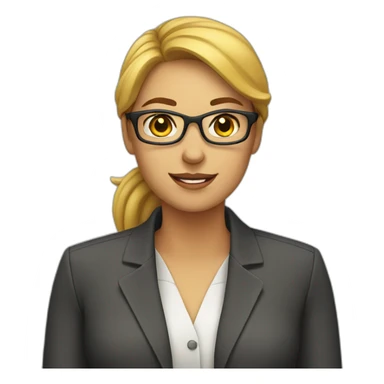 woman Project manager sticker