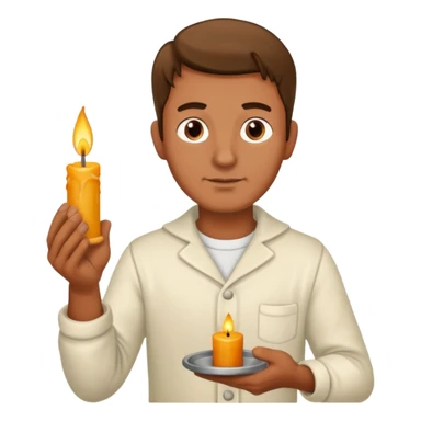 Candle Maker man  sticker